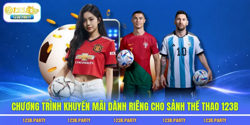 Chương trình khuyến mãi dành riêng cho sảnh thể thao 123B