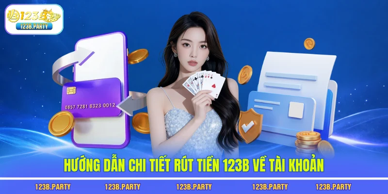 Hướng dẫn chi tiết rút tiền 123B về tài khoản